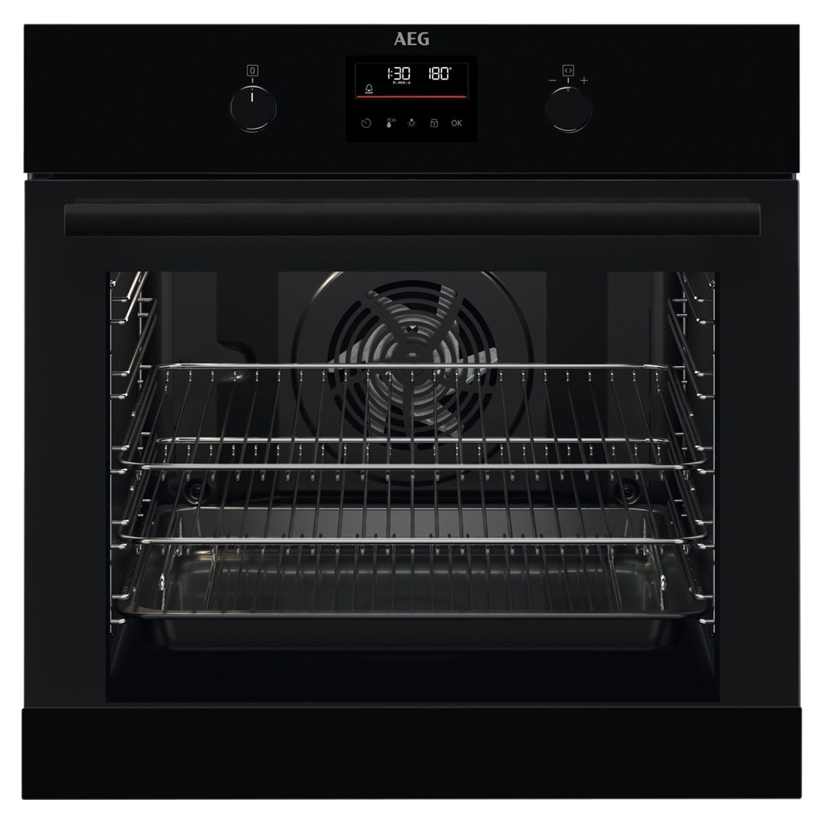 black pyrolytic oven