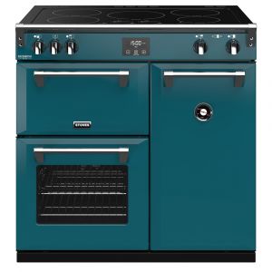 Stoves ST RICH DX S900Ei CB Kte Richmond Deluxe 90cm Induction Range Cooker in Kingfisher Teal