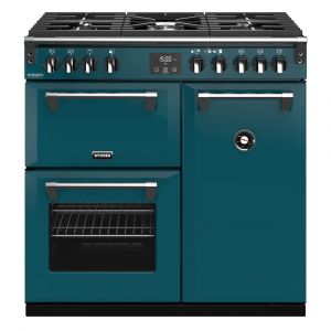 Stoves ST RICH DX S900G CB Kte Richmond Deluxe 90cm Gas Range Cooker in Kingfisher Teal
