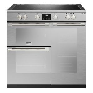 Stoves ST DX STER D900Ei TCH SS Sterling Deluxe 90cm Induction Range Cooker in Stainless Steel