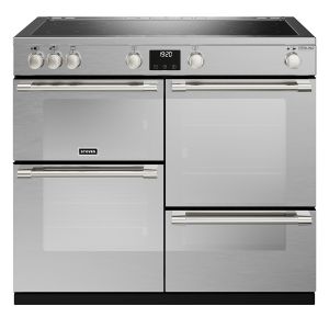 Stoves ST DX STER D1000Ei TCH SS Sterling Deluxe 100cm Induction Range Cooker in Stainless Steel