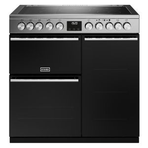 Stoves DX PREC D900Ei RTY SS Precision Deluxe 90cm Induction Range Cooker in Stainless Steel
