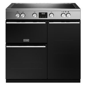 Stoves ST DX PREC D900Ei TCH SS Precision Deluxe 90cm Induction Range Cooker in Stainless Steel