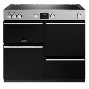 Stoves ST DX PREC D1000Ei TCH SS Precision Deluxe 100cm Induction Range Cooker in Stainless Steel