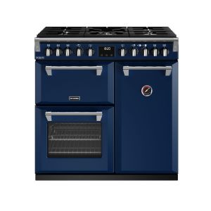 Stoves ST DX RICH D900DF MBL Richmond Deluxe 90cm Dual Fuel Range Cooker in Midnight Blue