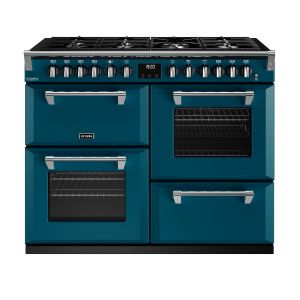 Stoves ST DX RICH D1100DF KTE Richmond Deluxe 110cm Dual Fuel Range Cooker in Kingfisher Teal
