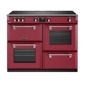 Stoves ST DX RICH D1100Ei TCH CR Richmond Deluxe 110cm Induction Range Cooker in Chilli Red