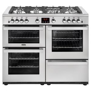 Belling BEL COOKCENTRE X110G PROF Cookcentre Professional 110cm Gas Range Cooker in Stainless Steel