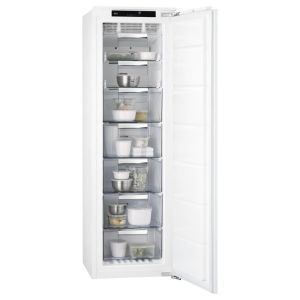 AEG ABK818E6NC Integrated Tall Frost Free In Column Freezer with Fixed Hinge Door