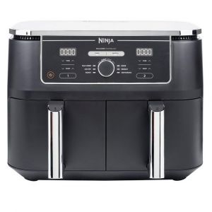 Ninja AF400UK Foodi MAX Dual Zone Air Fryer in Black and Stainless Steel