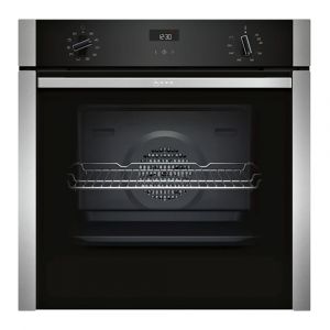 Neff B3ACE4HN0B N50 Slide and Hide Catalytic Single Oven in Stainless Steel