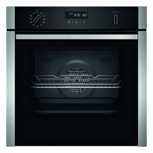 Neff B6ACH7HH0B N50 Slide and Hide® Pyrolytic Built In Single Oven in Stainless Steel