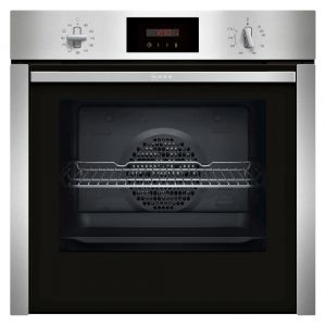 Neff B6CCG7AN0B N30 Slide and Hide Pyrolytic Single Oven in Stainless Steel