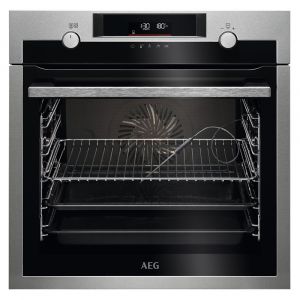 AEG BCE556060M 6000 Series Built In SteamBake Catalytic Single Oven in Stainless Steel
