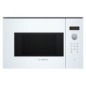 Bosch BFL523MW0B Serie 4 Built In Microwave Oven in White