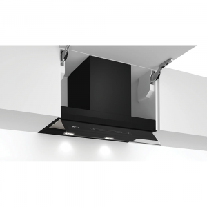 Neff D65XAM2S0B N70 Integrated 60cm Cooker Hood in Black and Clear Glass
