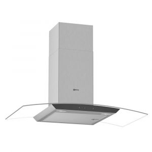 Neff D94AFM1N0B N50 90cm Curved Glass Chimney Cooker Hood in Stainless Steel