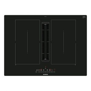 Siemens ED711FQ15E iQ500 70cm Induction Hob with Integrated Ventilation System in Black