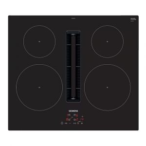 Siemens EH611BE15E iQ300 60cm Induction Hob with Integrated Ventilation in Black