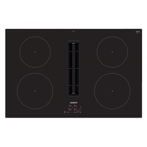 Siemens EH811BE15E iQ300 80cm Induction Hob with Integrated Ventilation System Black