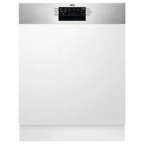 AEG FEE63600ZM 6000 Semi Integrated Full Size AirDry Dishwasher in Stainless Steel