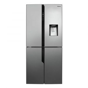 Hisense RQ560N4WC1 Total No Frost 4 Door American Fridge Freezer in Stainless Steel