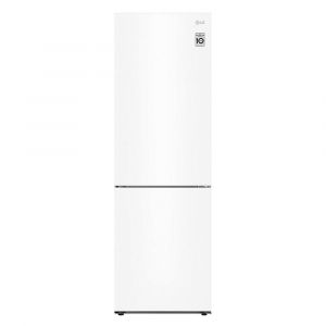 LG GBB61SWJEC Freestanding Frost Free 60/40 Fridge Freezer in White