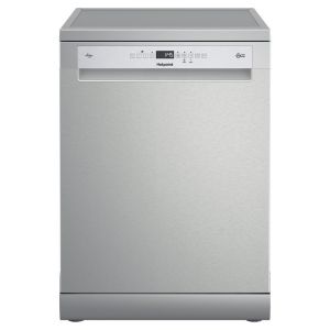 Hotpoint H7FHP43X Freestanding Full Size ActiveDry Dishwasher in Stainless Steel