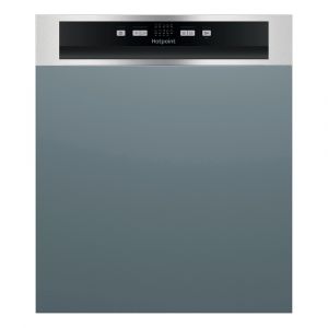Hotpoint HBC2B19XUKN Semi Integrated Full Size Dishwasher Stainless Steel