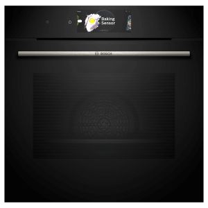 Bosch HBG7784B1 Series 8 Built In Pyrolytic Single Oven with Air Fry Function in Black