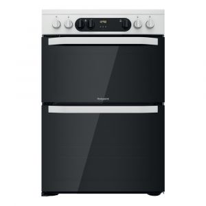 Hotpoint HDM67V9CMW 60cm Ceramic Double Cooker in White