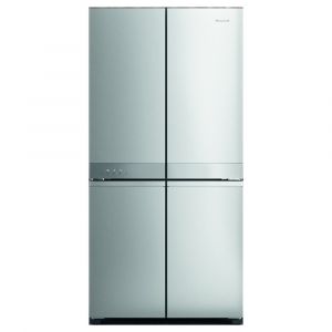 Hotpoint HQ9M2L American Four Door Frost Free Fridge Freezer in Stainless Steel