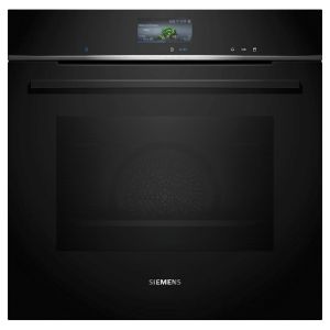 Siemens HR776G1B1B iQ700 Built In Hydrolytic Single Oven with Steam in Black