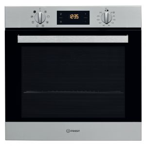 Indesit IFW6340IXUK Built In Click&Clean Single Multifunction Oven in Stainless Steel