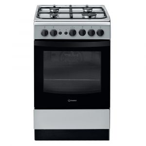 Indesit IS5G1PMSS Freestanding 50cm Gas Single Oven Cooker in Silver