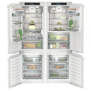 Liebherr IXCC5155 Integrated Frost Free Side by Side American BioFresh Fridge Freezer with Fixed Hinge Door Fixing