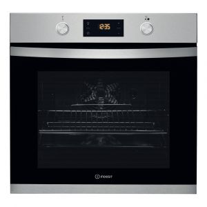 Indesit KFW3841JHIX Built In Aria Click&Clean Single Oven in Stainless Steel