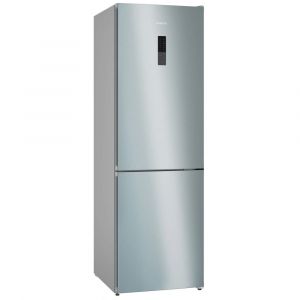 siemens iq300 kg33vvieag freestanding 50 50 fridge freezer stainless steel