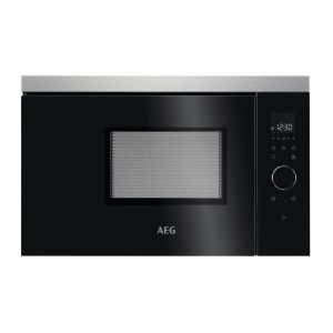 AEG MBB1756SEM Built In 17 Litre 800W Microwave Oven in Black with Stainless Steel Trim
