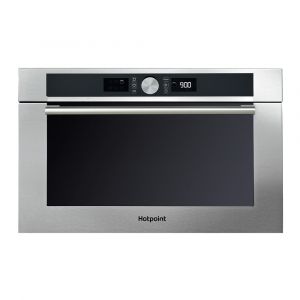 Hotpoint MD454IXH Built In Microwave and Grill in Stainless Steel