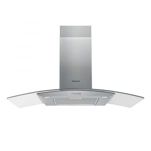 Hotpoint PHGC94FLMX 90cm Chimney Cooker Hood Stainless Steel
