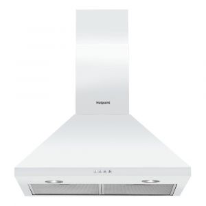 Hotpoint PHPC65FLMX 60cm Chimney Cooker Hood in White