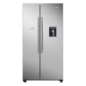 Hisense RS741N4WC11 Total No Frost American Fridge Freezer in Stainless Steel