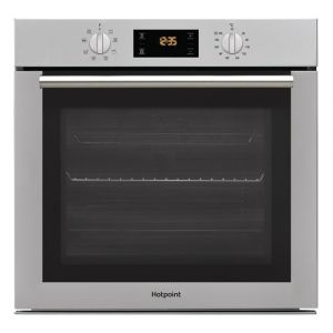 Hotpoint SA4544HIX Built In Multifunction Hydro Clean Single Oven in Stainless Steel