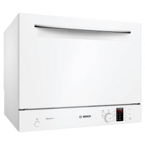 Bosch SKS62E32EU Serie 4 Freestanding Table Top Compact Dishwasher in White