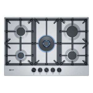 Neff T27DS59N0 75cm Gas Hob Stainless Steel