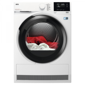 AEG TR819P4B 8000 AbsoluteCare® Freestanding 9kg Heat Pump Tumble Dryer in White