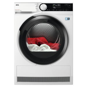 AEG TR838P4B 8000 Series AbsoluteCare® 8kg Heat Pump Tumble Dryer in White