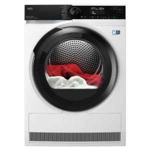 AEG TR848A4B 8000 AbsoluteCare® Freestanding 8kg Heat Pump Tumble Dryer in White