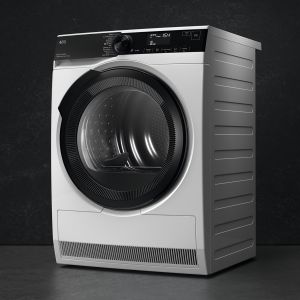 AEG TR849P4B 8000 Freestanding AbsoluteCare 9kg Heat Pump Tumble Dryer in White